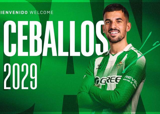 RS: Real Betis অফিসিয়াল: সাবেক Real Madrid মিডফিল্ডার Ceballos বছর পরে দলে ফিরে তিন বছরের চুক্তি করেন